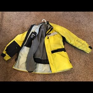 Jacket with a fleece liner